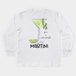 Cocktail Sign G Kids Long Sleeve T-Shirt